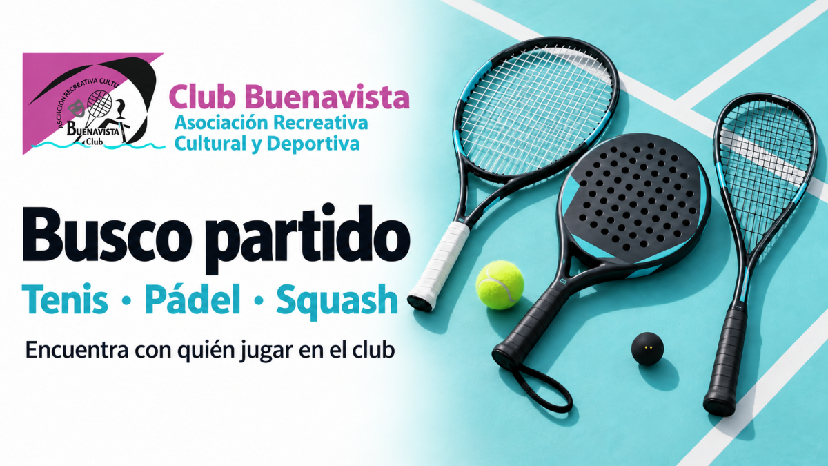 ¡Lanzamos "Busco partido"!